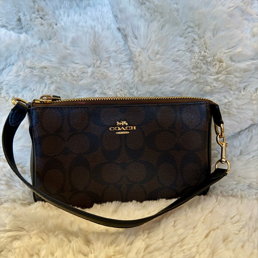 COACH Nolita 19in signature canvas bag